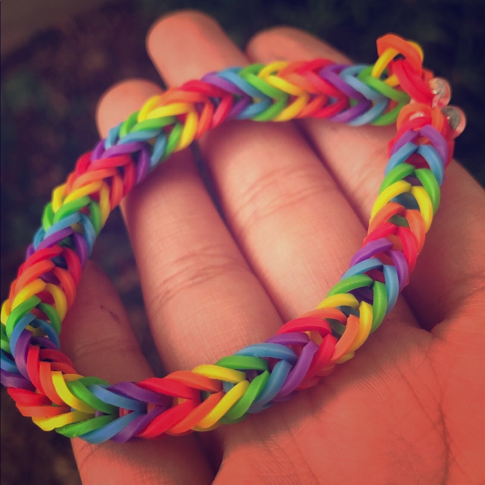 Rainbow loom bracelet